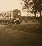 Laatste rit, ter hoogte van Kon. Wilhelminalaan 74 in Frederiksoord