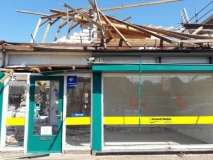 Sloop van het oude pand aan de Dorpsstraat 25 in Vledder