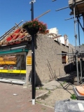 Sloop van het oude pand aan de Dorpsstraat 25 in Vledder