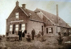 Hoeve Rustoord. Foto: rond 1901. Bron: P. Oosterhof, Assen