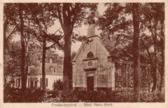 Wilhelminaoord - Koloniekerkje. Een kaart die verstuurd is op 2 mei 1935Jaartal:  mogelijk voor 1935. Bron:   't Fledder Kerspel