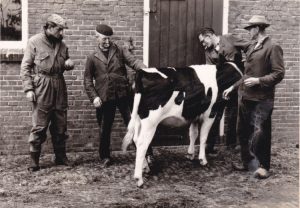 Marten Brak, Ph Bastiaans, Dirk Westerhof en Wiebe Veen (sr)