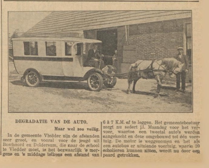Met de schoolbus